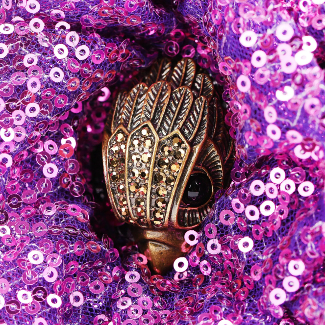 Kurt Geiger mujer bandolera pequeña london shoreditch 2LPR143 | bolsas púrpura